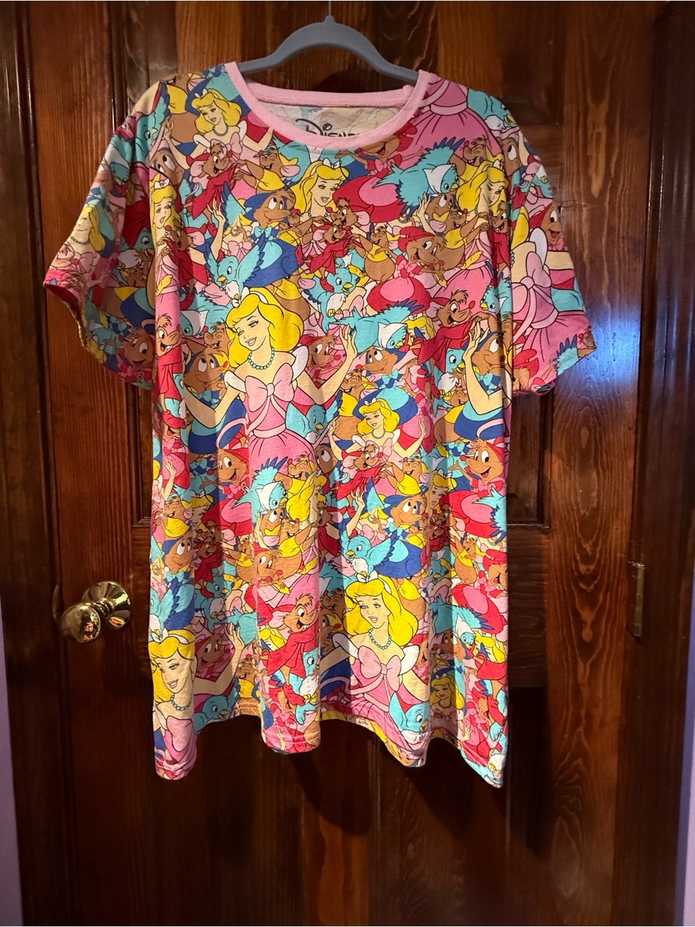 Disney Cakeworthy Cinderella Short Sleeve Tee - Pink